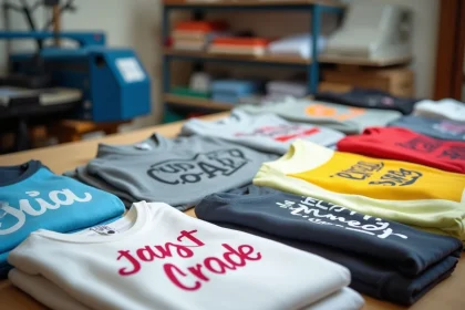 tee-shirt personnalisé avec design créatif pour événements en France